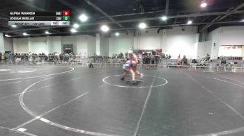 137 lbs 3rd Place - Alpha Warren, Unattached vs Josiah Ruelas, Shafter Youth Wrestling