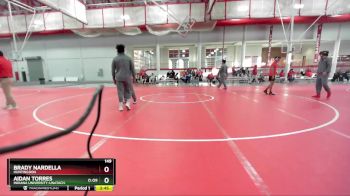 149 lbs Champ. Round 1 - Brady Nardella, Huntingdon vs Aidan Torres, Indiana University-Unatach.