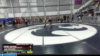 130 lbs Champ. Round 1 - Daniel Holman, Sandpoint Legacy Wrestling Club vs Jake Sullivan, Okanogan Underground Wrestling Club