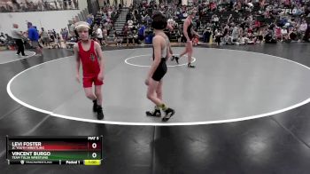 55 lbs Semifinal - Levi Foster, JC Youth Wrestling vs Vincent Burgo, Team Tulsa Wrestling