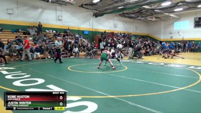 106 lbs Cons. Round 1 - Justin Winter, KETTERING FAIRMONT vs Kobe Huston, OAK HARBOR