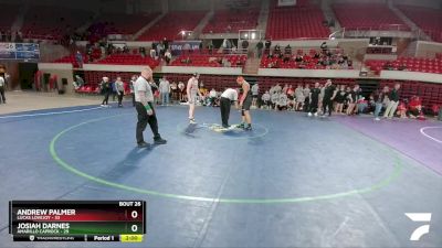 215 lbs 5th And 7th - Andrew Palmer, Lucas Lovejoy vs Josiah Darnes, Amarillo Caprock