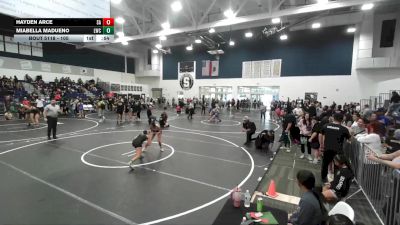 105 lbs Cons. Round 2 - Miabella Madueno, Legacy Wrestling Center vs Hayden Arce, Santa Ana