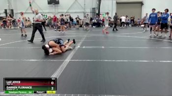 113 lbs Round 3 (8 Team) - Laz Joyce, TSB vs Darren Florance, Purge GT