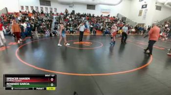 285 lbs Semifinal - Rosendo Garcia, Lovell vs Spencer Hansen, Natrona County