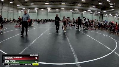 90 lbs Quarterfinal - Kael White, Grain House Grapplers vs Nelson Villafane, Mat Assassins