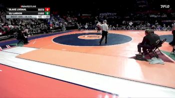 1A 175 lbs 1st Place Match - Blake Livdahl, Richmond (R.-Burton) vs Eli Larson, Lena (L.-Winslow)