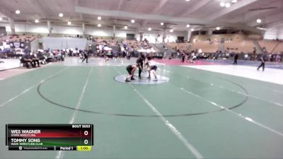 95 lbs Cons. Round 5 - Tommy Song, Wave Wrestling Club vs Wes Wagner, Stars Wrestling