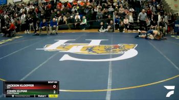 150 lbs Champ. Round 1 - Jackson Kloepfer, Bay vs Cohen Klimak, Streetsboro