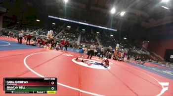 145 lbs Champ. Round 2 - Cara Andrews, Star Valley vs Shaylyn Bell, Sheridan