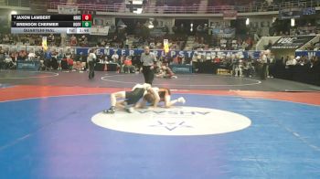 7A 113 lbs Quarterfinal - Brendon Chermer, Hoover vs Jaxon Lambert, Grissom Hs