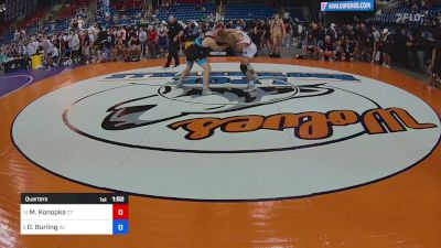 190 lbs Quarters - Maximus Konopka, CT vs Owen Burling, WI