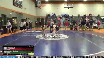 132 lbs 3rd Place Match - Connall Moore, Scottsboro vs Ben Womble, Huntsville