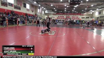 80 lbs Semifinal - Wyatt Nelson, West Central Wrestling Club vs Tyler Lyden, Pinnacle Wrestling