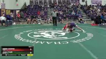 104 lbs Round 4 (6 Team) - Zane Eyler, Butler vs Aiden Cooper, Triad