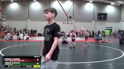90 lbs Quarterfinal - Mason Cooper, Hazel Green Youth Wrestling vs Pierce Slocum, Stronghold
