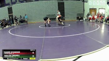 165 lbs Quarterfinals (8 Team) - Rainer Schneider, Center Grove vs Waylon Cressell, Warren Central