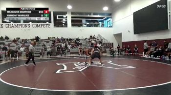 157 lbs Quarters & 1st Wb (16 Team) - Maxximus Martinez, Mt. San Antonio College vs Anthony Marquez, Santa Ana