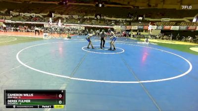 106 lbs Champ Round 1 (16 Team) - Derek Fulmer, Nazareth vs Cameron Willis, Deep Run