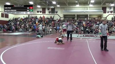 SPW-7 lbs Quarterfinal - Leo Fox, Riceville vs Meyer Preuss, Indee Mat Club