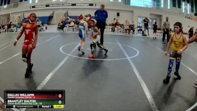 52-56 lbs Round 1 - Dallas Williams, Minion Training Center vs Brantley Dalton, Cocoa Beach Wrestling Club