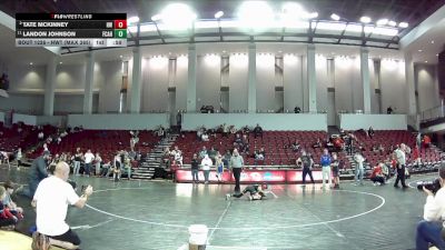 Semifinal - Landon Johnson, King George Youth Wrestling vs Tate Mckinney, Hopewell Wrestling