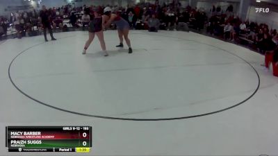 193 lbs Semifinal - Praizh Suggs, Nebraska vs Macy Barber, Nebraska Wrestling Academy