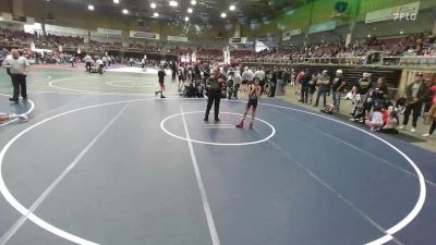 73 lbs Consi Of 4 - Benjamin Baca, Pikes Peak Warriors vs Lukas Brennan, High Plains Thunder