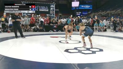 120 lbs Cons. Rd Of 64 - Colton Roberts, Washington vs Brighton Prine, Georgia