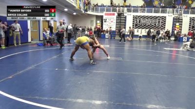 189 lbs Consy 6 - Hunter Snyder, Greater Latrobe vs Bryce Collins, Canon-McMillan