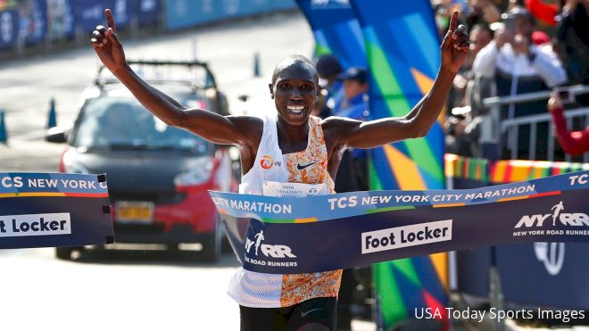 Kamworor Uses Big Surge To Regain Men's Title At The New York City Marathon