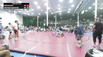 128 lbs Rr Rnd 2 - Sean Elliott, Shore Thing - HSC vs Grayson Hostetter, Kraken Black - HSC