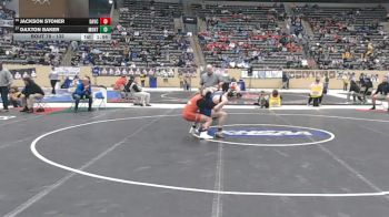 132 lbs Champ. Round 1 - Daxton Baker, Montgomery County vs Jackson Stoner, Daviess County