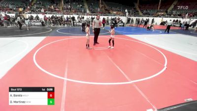 100 lbs Semifinal - Ameliah Ortega, New Mexico Combat Wr Ac vs Ariyelle John, Bear WC