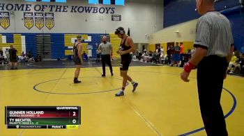 160 lbs Quarterfinals (8 Team) - Gunner Holland, Osceola (Kissimmee) vs Ty Bechtel, Palmetto Ridge H.S.