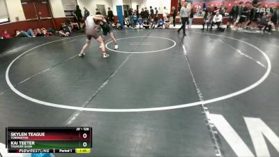 126 lbs Champ. Round 1 - Kai Teeter, Thunder Basin vs Skylen Teague, Torrington