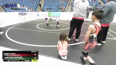 43 lbs Round 4 - Christian Ashford, Valley Center Kansas Wrestling vs Rhett Pitts, Morrison Takedown Club