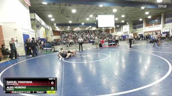 138 lbs Champ. Round 2 - Aldo Moreno, Warren vs Samuel Yokoyama, Los Alamitos