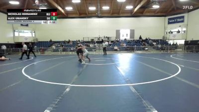 184 lbs Cons. Round 3 - Nicholas Hernandez, Menlo NCAA vs Alex Umansky, Sacramento State University