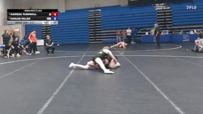 117 lbs 1st Place Match - Karissa Turnwall, Emmanuel University vs Harlee Hiller, Iowa