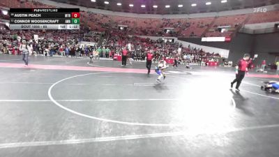 85 lbs 3rd Place Match - Connor Woosencraft, Askren Wrestling Acadamy vs Austin Peach, Askren Wrestling Academy