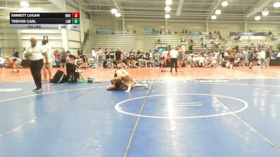 152 lbs Rr Rnd 1 - Emmett Logan, Doughboy Black - HSB vs Trevor Carl, LAW Red - HSB