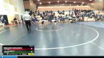 120 lbs Champ. Round 1 - Benjamin Hernandez, Philomath vs Caleb Reilly, Estacada