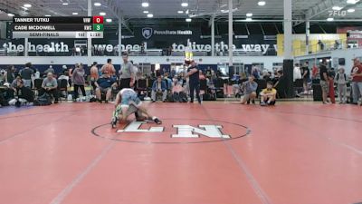 174 lbs Semifinal - Tanner Tutku, VHW Blue - HSC vs Cade McDowell, Kraken Grizzly - HSC