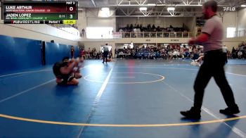 165 lbs Round 1 (6 Team) - Jaden Lopez, Big Bend Community College vs Luke Arthur, Northeastern Junior College