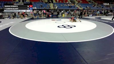115 lbs Cons. Sub-rd Of 16 - Mariah Roberts, VA vs Camdyn Elliott, FL
