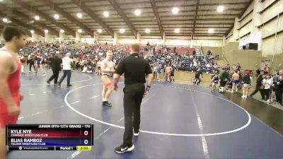 170 lbs Cons. Round 1 - Kyle Nye, Charger Wrestling Club vs Elias Ramboz, Talons Wrestling Club