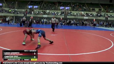 102 lbs Cons. Round 1 - Christian Solt, Askren Wrestling Academy vs Lukas Lehnertz, Wabasha-Kellogg-Alma-Pepin