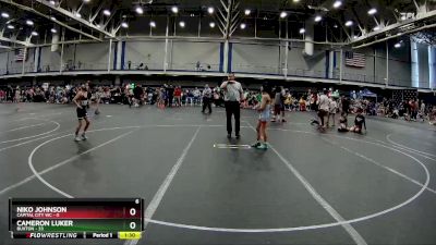 72 lbs Round 4 (6 Team) - Cameron Luker, Buxton vs Niko Johnson, Capital City WC