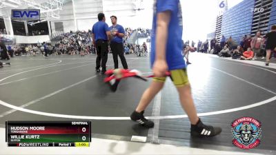 82 lbs Semifinal - Hudson Moore, Tonganoxie vs Willie Kurtz, SlyFox